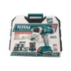 Total โททอล สว่านไร้สาย 20V TDLI2003 ปรับ ซ้าย ขวา แบต2A 2ก้อน+แท่นชาร์จ1+อุปกรณ์ในกล่อง สว่านไร้สาย ชุดสว่านไร้สาย - Image 3