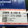 Bosch บ๊อช เจียร์ 4" GWS 6-100 S 710W #060137508M เครื่องเจียร์ เครื่องเจียร์ไฟฟ้า หินเจียร์ - Image 6