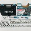 Total โททอล ชุดเครื่องมือ 44 ตัวชุด THT421441 บล็อกชุด 1/4" 1/2" ( Socket Set ) ชุดประแจบ๊อกซ์ ชุดบ๊อกซ์ - Image 3