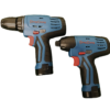 Combo Set Dongcheng(DCดีจริง) ชุดไร้สาย 12V (ไขควงกระแทก+ สว่านไขควง) DCKIT01E แบต2.0Ah Li-Ion 2ก้อน - Image 2